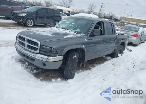 2003 Dodge Dakota Slt z USA, uszkodzony, nr VIN 1D7HL48N43S354023